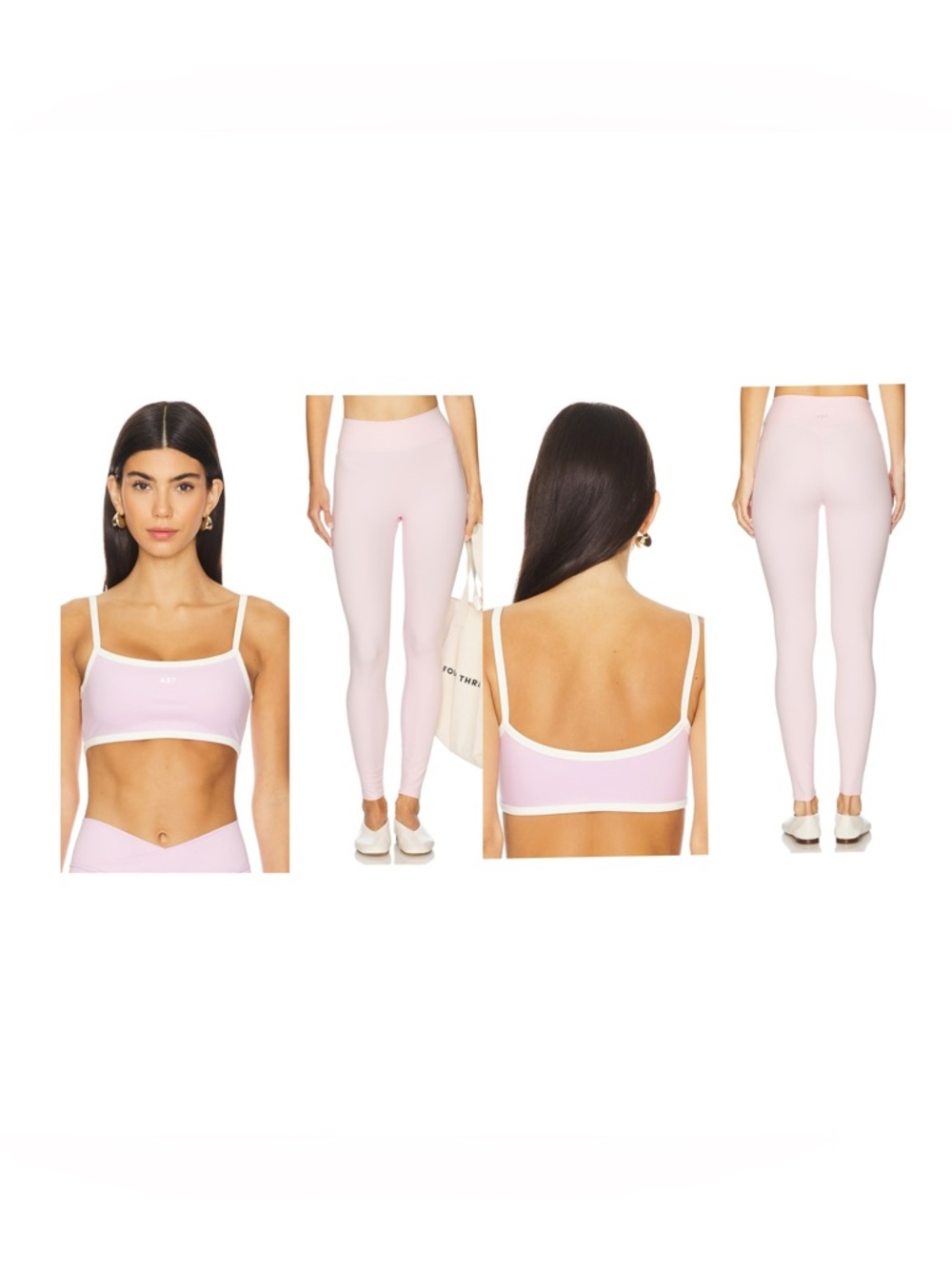 437 Four Three Seven Athletic Set Micro-Bra (L) and Essential Leggings (L)